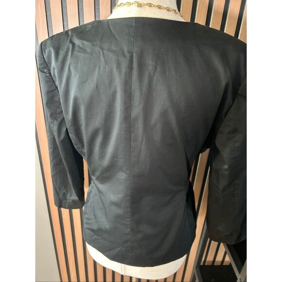 New York and company black blazer stylish size XS work blazer y2k - Picture 3 of 6